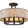 Quoizel Lighting Aristocrat 4 - Light Semi-Flush Mount in  Palladian Bronze - 4 of 4