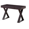 PAGED Modern Computer Desk, Home Office Desk with Storage Drawer and X-Shaped Legs for Office, Study - 3 of 4