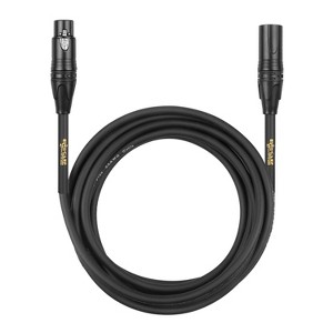 Clef Audio Labs 2-Pack XLR Microphone Cables, 10 Feet, Black - 1 of 3