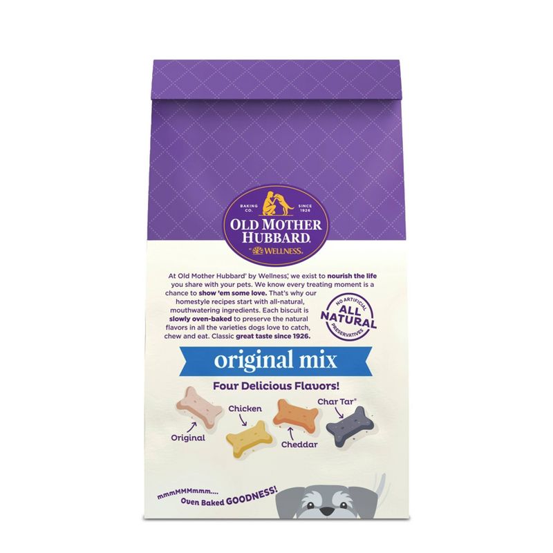 Old Mother Hubbard by Wellness Original Mix Mini with Carrot, Cheese, Apple and Chicken Flavor Dog Treats - 16oz, 3 of 11