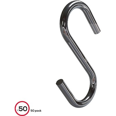 Silver Galvanized Metal S Hook for Signs and Banners