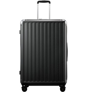 LUGGEX  Checked Large 28 Inch Luggage with Spinner Wheels, PC Expandable Hard Shell Suitcases, Charcoal Metallic - 1 of 4