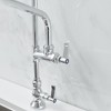 BWE Commercial Restaurant Pull Down Single Handle Deck Mount Pre-Rinse Spray Kitchen Faucet - 4 of 4