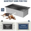 Kitchen Sink,Drop-In Stainless Steel Single Bowl Sink with Accessories, Modern Top Mount Workstation Sink - 3 of 4