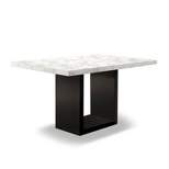 70" Southwind Rectangle Counter Height Dining Table White/Black - HOMES: Inside + Out
