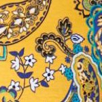 yellow playful paisley