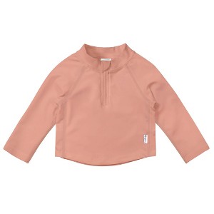 Green Sprouts Baby/Toddler Long Sleeve Zip Rashguard Shirt - 1 of 3