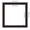 Amanti Art Trio Oil Rubbed Bronze Framed Magnetic Dry Erase Board - 4 of 4