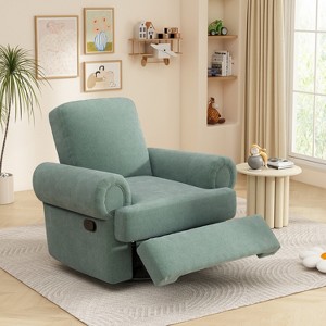 TinyHomie Manual Recliner Sofa Swivel Recliner Rocker Chair with Adjustable Backrest for Living Room Bedroom - 1 of 4