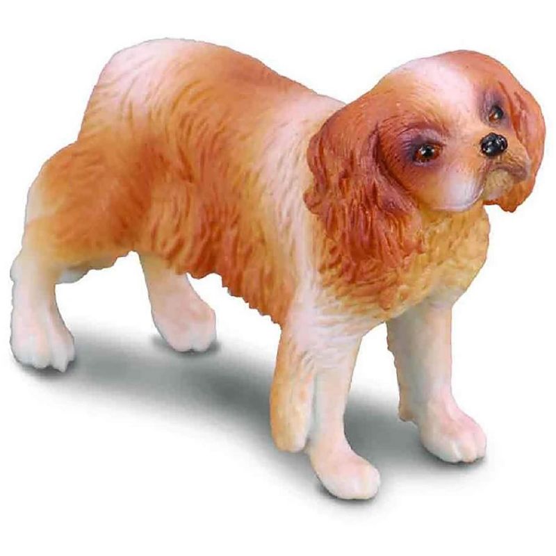 Breyer Animal Creations CollectA Cats & Dogs Collection Miniature Figure | Cavalier King Charles Spaniel, 1 of 2