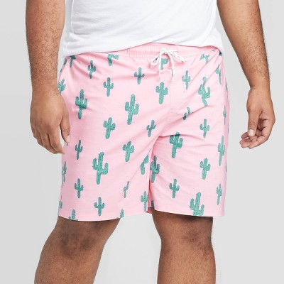 mens pink swim trunks