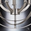 Urban Ambiance Luxury Luxe Industrial Chandelier,  24-3/8"H x 22"W,  Brushed Nickel Finish, UHP2326 - 4 of 4