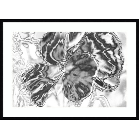 41 X 30 Abstract Flower No 6 November By Richard Booth Wood Framed Wall  Art Print - Amanti Art : Target