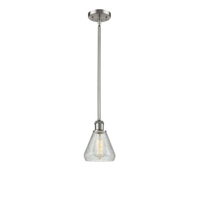 Conesus - 1 Light Mini Pendant In Industrial Style-10 Inches Tall and 6 Inches Wide