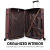 ELLE Luggage Checked Belleville 3pc Expandable Retro Spinner Hardside Suitcase Set - 3 of 4