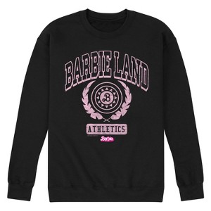 Men's - Barbie - Barbie Land Athletics Graphic Fleece Sweatshirt - 1 of 4