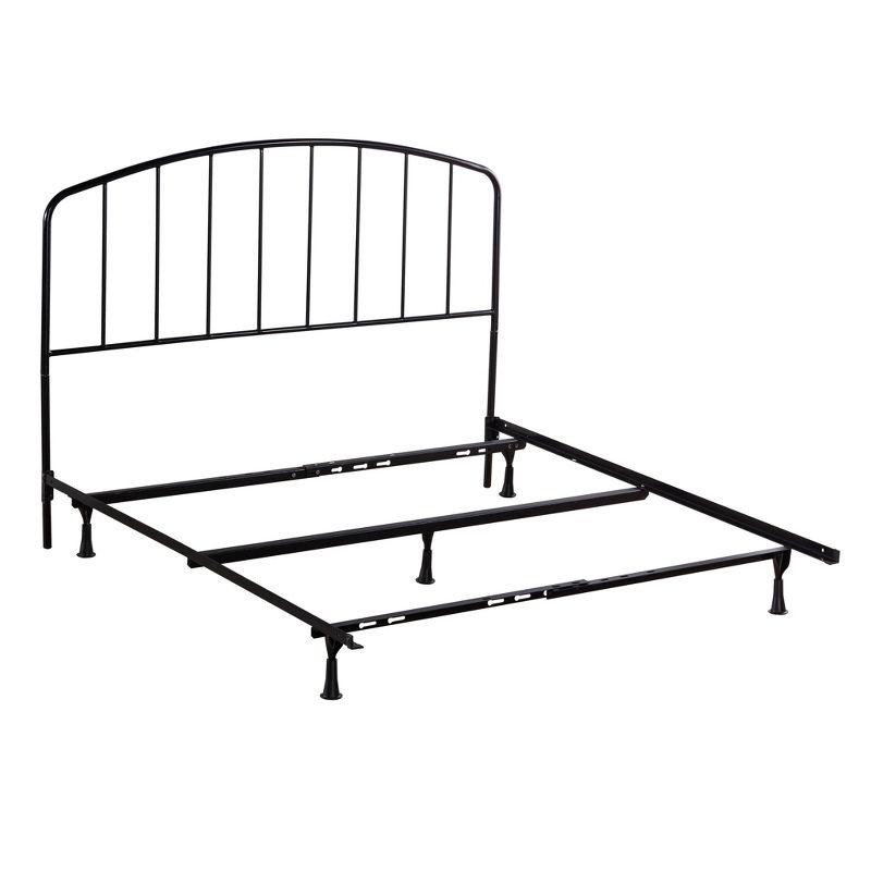 Tolland Metal Headboard with Bed Frame Black - Hillsdale Furniture, 3 of 11