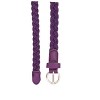 INSPIRE CHIC Women's Skinny Braided Adjustable Pin Buckle Belt - 2 of 4