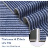 Area Rug, Boho Striped Print Washable Rug for Bedroom, Modern Non-Slip Large Area Rugs for Dining Room Living Room - 4 of 4