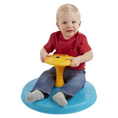 sit and spin toy target