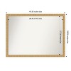Amanti Art Lila Non-Beveled Wood Framed Bathroom Vanity Wall Mirror - 3 of 4
