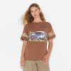 Women's Chevy Blazer Oversized Short Sleeve Graphic T-Shirt - Light Brown - 2 of 3