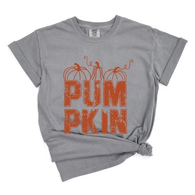 Simply Sage Market Pumpkin Distressed Garment Dyed Tee