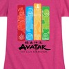 Girls' - Avatar: The Last Airbender - Four Nations Fitted Short Sleeve Graphic T-Shirt - 2 of 4