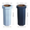 happimess Fleur 25-Gallon Traditional Classic Disposable Corrugated Cardboard Event Trash Can and Recycling Bin - 4 of 4