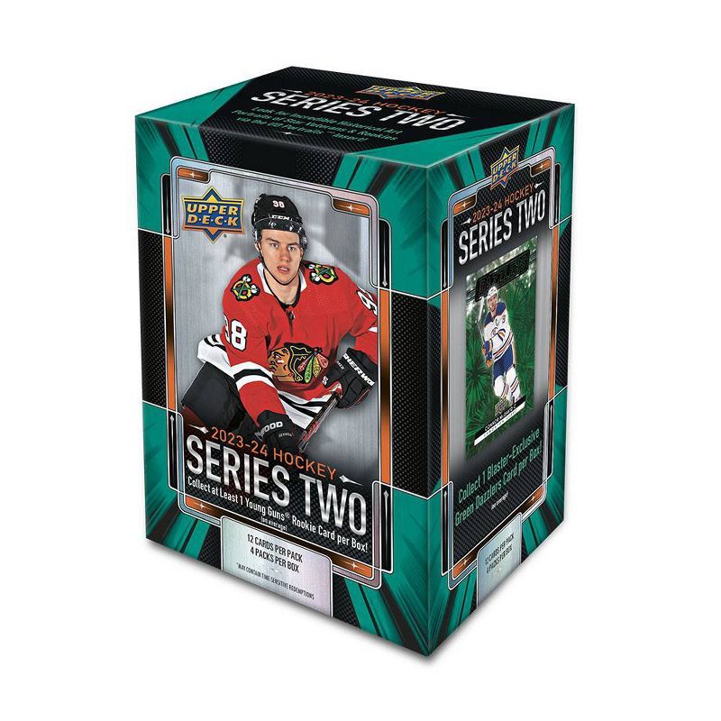 2023-24 Upper Deck NHL Series Two Hockey Trading Card Blaster Box, 1 of 4