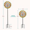 Cyan Oasis 83.75-Inch Dreamland Butterfly Wind Spinner - 4 of 4