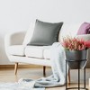 PiccoCasa Sofa Couch Decorative Soft Velvet Square Solid Throw Pillow Cover - 2 of 3