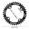 Unique Bargains 4 Holes Aluminum Alloy Bike Crankset Tooth Plate 4.09" - 3 of 4