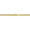 Black Bow Jewelry 10k Yellow Gold 2.4mm Flat Anchor Chain Anklet - 2 of 4