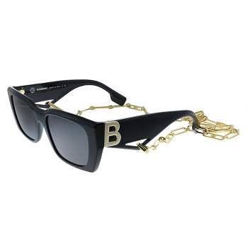 Dolce & Gabbana Dg 6185 501/87 Unisex Square Sunglasses Black/gold 55mm :  Target