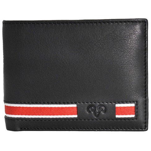 Jack Abrahams - Jack Abrahams Goat Nappa Leather Bi-Fold Minimalist Wallet Black - image 1 of 4