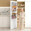 VEVOR Over the Door Pantry Organizer, 6-Tier Pantry Organization and Storage, Heavy-Duty Steel Hanging Spice Rack, White - 2 of 4