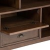 72" Solid Wood Transitional TV Media Stand with Two Drawers, Two Framed Doors and Adjustable Shelves for Living Room and Bedroom - 3 of 4