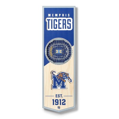 NCAA Memphis Tigers 6"X19" Basketball Stadium Banner