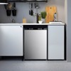 Kismile 2.6 Cu.Ft Upright Freezer, Energy Saving and Low Noise, 3 layers, 7 temperature settings (Silver) - 2 of 4