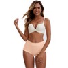 INSPIRE CHIC Women's High Waist Tummy Control Elastic Waistband Comfortable Brief - 4 of 4