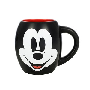 Mickey Mouse Classic Big Face 18 oz Oval Ceramic Coffee Mug for