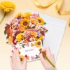 Pop Up Flower Cards, Paper Flower Bouquet 3D Popup Greeting Cards, Birthday Card, Anniversary Card with Blank Card and Envelop for Women Gift for Mom - 2 of 4