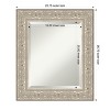 Amanti Art Luxe Beveled Framed Bathroom Vanity Wall Mirror - 3 of 4