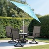 Aoodor 9FT Outdoor Patio Market Umbrella Aluminum Frame with Push Button Tilt Crank and 8 Steel Ribs,for Garden Deck Backyard and Pool - 2 of 4