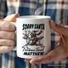 Funny Reindeer and Racoon Christmas Mug, Sorry Santa I've Been Feral Gift (Non-Custom Only)| OrnamentallyYou - image 3 of 3