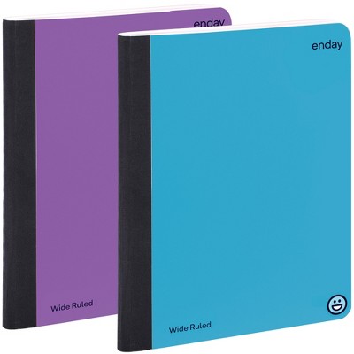Enday Wide Ruled Composition Notebook 100 Sheets