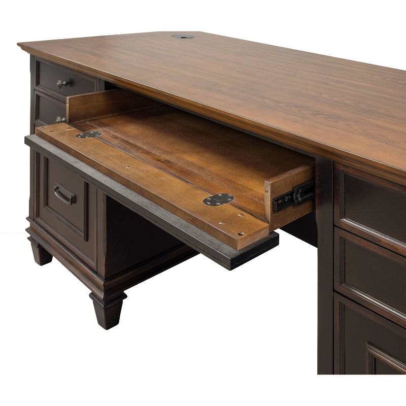 Hartford Double Pedestal Desk - Martin Furniture, 5 of 10