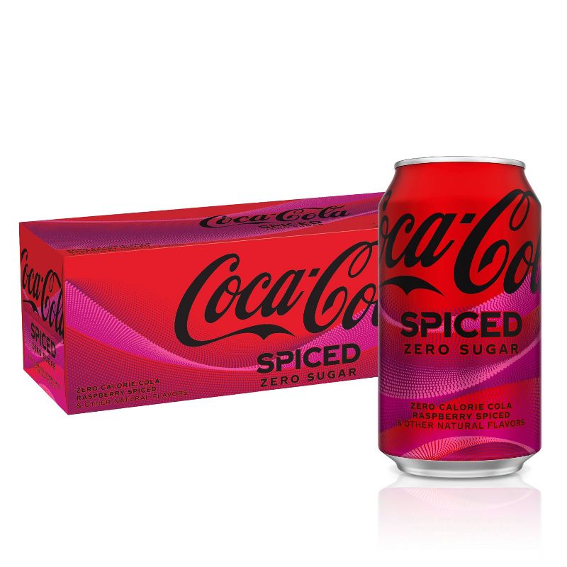Coca-Cola Spiced Zero Sugar - 12pk/12 fl oz Cans, 1 of 9