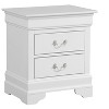 NicBex 21 Inch Nightstand with 2 Drawers,Bedside Tables with Metal Handles for Bedroom,Living Room - 2 of 4